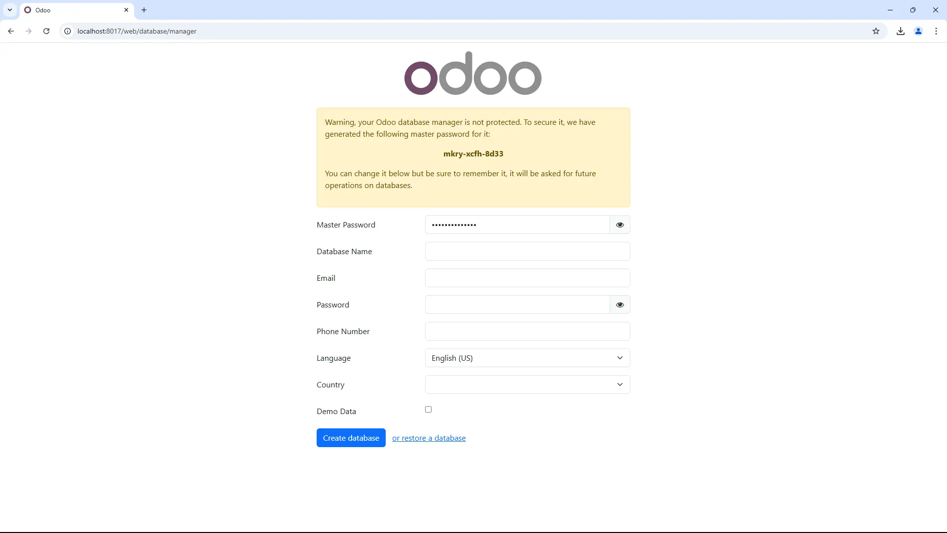 How to install Odoo 18 on Windows