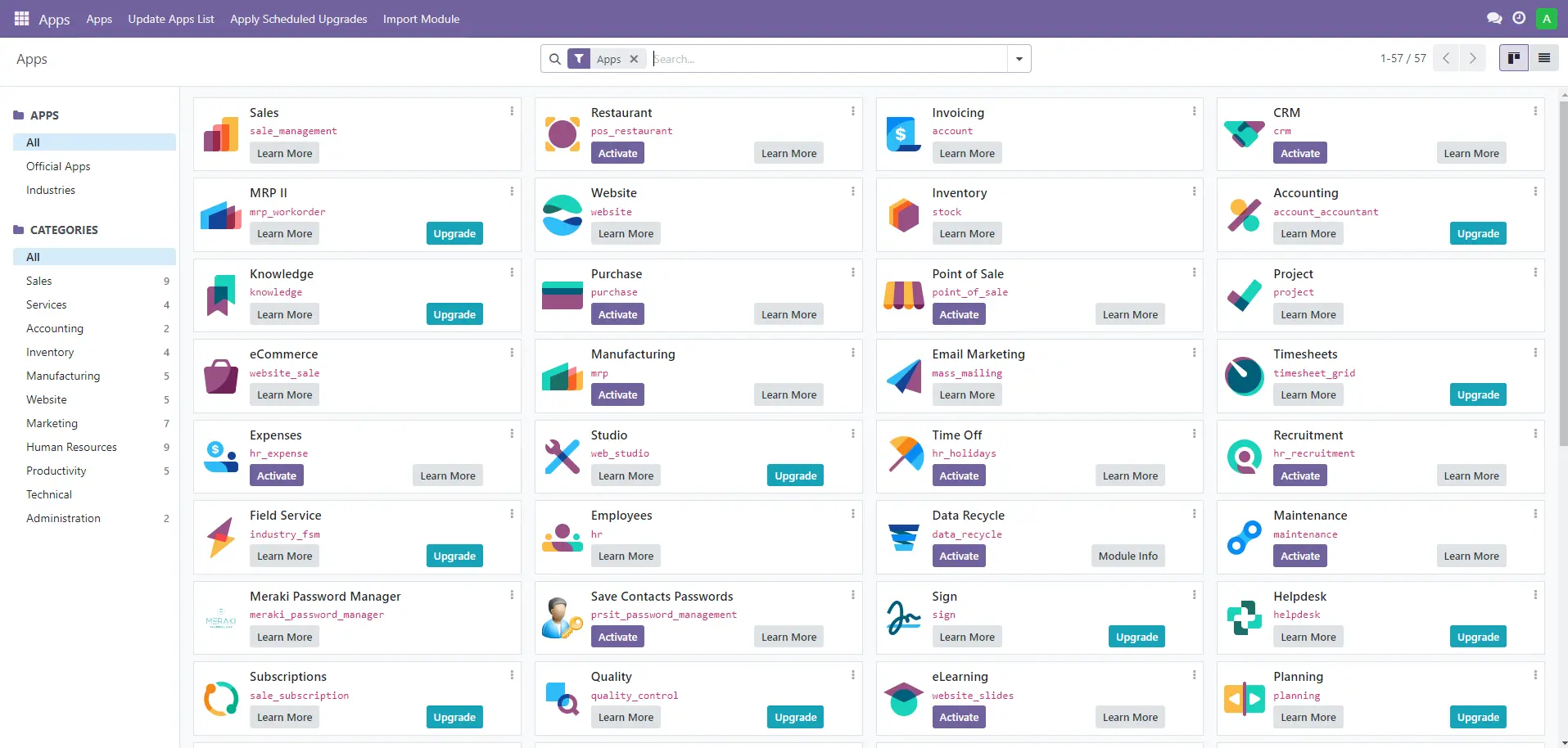 Odoo 17 UI